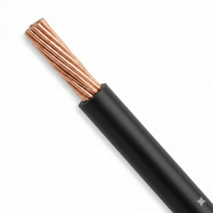 ( venta por metro ) cable eléctrico de cobre recubierto thw ls calibre 14 awg 19 hilos color negro