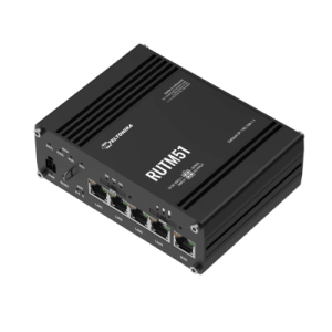router industrial 5g lte con 2 ranuras sim/ 5 puertos gigabit/ wi fi con doble banda/ soporta vpn servidor cliente/ compatible con rms