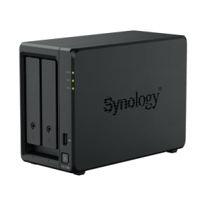 nas synology diskstation ds725+ | 2 bahías | expandible hasta 7 unidades | 2 ranuras m.2 nvme | puerto 2.5gbe | rendimiento 276 mb/s lectura y 224 mb/s escritura | compatible con unidad de expansión dx525.