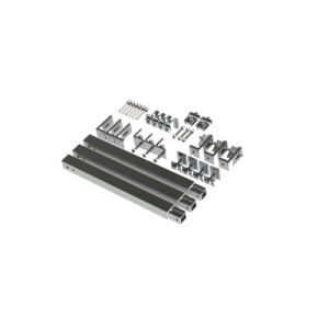 caja de accesorios de aluminio anodizado para montaje vektor8r3m , arreglo 1x4 para techo