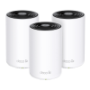 router inalámbrico mesh interior para hogar / doble banda wi fi 6e ax5400 mbps / 3 puerto gigabit wan/lan / 4 antenas internas / administración mediante la app deco (ios, android) / protección homeshield