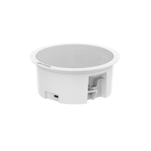 altavoz ip montaje en plafón | 3 watts | 8 ohms | poe+ | integración con hik central professional | reproducción de audio vía red | bluetooth