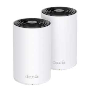 router inalámbrico mesh interior para hogar / doble banda wi fi 6e ax5400 mbps / 3 puerto gigabit wan/lan / 4 antenas internas / administración mediante la app deco (ios, android) / protección homeshield