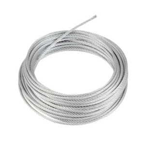 cable retenida 7 hilos, resistencia 1293 kg. diámetro 3/16" (venta x metro).