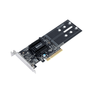tarjeta de expansión m2d18 | pcie 2.0 x8 | compatible con nvme y sata ssd | 2 ranuras m key | perfil bajo y altura completa | garantía de 3 años.