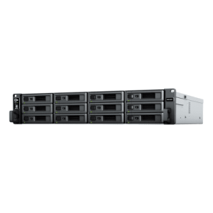 servidor de almacenamiento rackstation rs2423rp+ | 12 bahías | 2u | hasta 432 tb | conectividad 10gbe | raid soportado | fuentes de alimentación duales | intercambio en caliente | compatibilidad con vmware y hyper v.