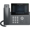teléfono ip wi fi, grado operador, 12 líneas sip con 6 cuentas, pantalla táctil 7", puertos gigabit, bluetooth, poe, codec opus, ipv4/ipv6 con gestión en la nube gdms