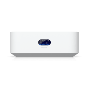 unifi express ux7 cloud gateway compacto con wifi 7, ejecuta unifi network, alimenta una red completa o funciona como punto de acceso