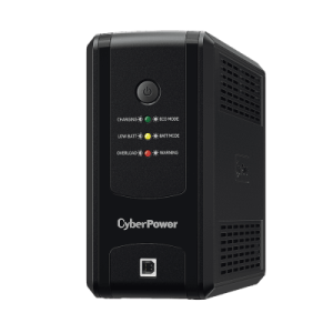 ups de 750 va/375 w, topología línea interactiva, entrada 120 vca nema 5 15p, y 8 salidas nema 5 15r, puerto usb, con regulador de voltaje (avr)