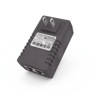 adaptador de pared / inyector poe / 48 vcc / 0.5 a / controlado por chip ic / protección contra ov, oc, sc, uv/ fácil de instalar