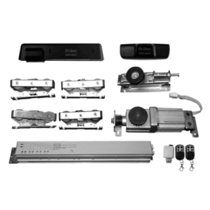 sistema de automatizacion para puerta deslizable, para puerta de hasta 300 kg, color negro