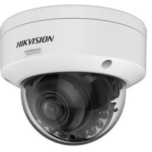 [dual light + colorvu 3.0 + hikai] domo ip 4 megapixel / lente mot. 2.8 a 12 mm / 40 mts ir + luz blanca / exterior ip67 / wdr 130 db / acusense 3.0 / metal / nema 4x / acusearch