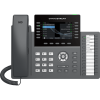 telÉfono ip profesional de 12 lÍneas / 24 teclas de extensiÓn programables / wi fi 6 / poe integrado / pantalla lcd 4.3 pulgadas / seguridad de nivel empresarial / bluetooth integrado / compatible con gdms / audio hd con noise shield
