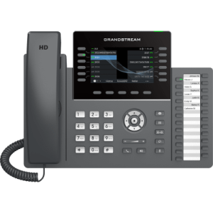 telÉfono ip profesional de 12 lÍneas / 24 teclas de extensiÓn programables / wi fi 6 / poe integrado / pantalla lcd 4.3 pulgadas / seguridad de nivel empresarial / bluetooth integrado / compatible con gdms / audio hd con noise shield