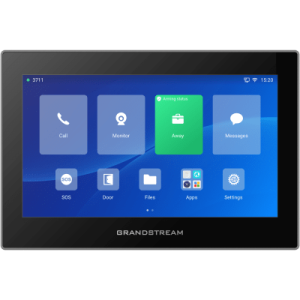 estación de intercomunicación sip con wi fi 6, bluetooth y control total para agendamiento de salas y edificios inteligentes (color negro)