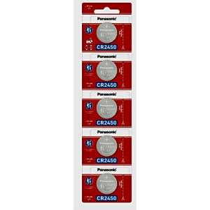batería de litio tipo moneda 3v / cr2450/ tira c/5pz (no recargable)