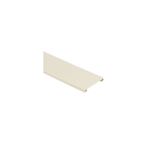 cubierta para canaleta t 70, de pvc rígido, 70.1 x 9.1 x 1800 mm, color blanco mate