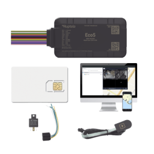 kit dispositivo de rastreo vehicular / conectividad lte cat1 y lte m / ble 5.0 / gnss u blox / carcasa ip54 / batería interna de respaldo / detecta interferencias / incluye sim500mb2y, epcomgpscode, relay y boton sos