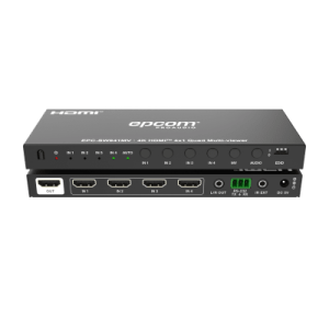 multivisor hdmi 4x1 | 4k@30hz | vista cuádruple | cambio automático/manual | control ir