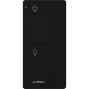 control remoto pico 2 botones encender/apagar, color negro, complemente con un switch on/off, caseta, ra2, radiora2