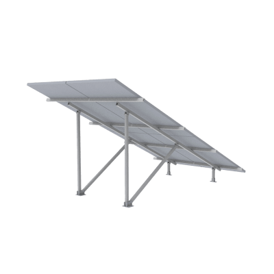 montaje para panel solar 2x2, riel 5 de 2700mm para módulos con espesor de 30 35mm, vel. de viento máx. 136km/h montaje para panel solar 2x2, riel 5 de 2700mm para módulos con espesor de 30 35mm, vel. de viento máx. 136km/h