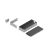kit para instalar en rack switches usw pro max 16 poe o usw pro max 16, 1ur, con base para fuente de alimentación y cable