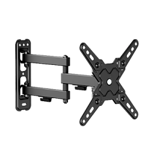 soporte de pared articulado para pantallas o monitores | compatibilidad vesa 75x75 200x200 / hasta 43 pulgadas | capacidad máxima de carga 20 kg | fabricado en acero