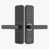 cerradura inteligente ml100 con huella digital y wi fi / mortise europeo din / sensor capacitivo / control remoto vía app / compatible con zsmart / código aleatorio / puerto de carga de emergencia micro usb