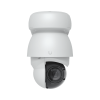 cámara unifi protect ptz ai industrial color blanco, 4k (8mpx), zoom Óptico 22x, visión nocturna ir 100 m, reconocimiento facial y placas, protección ip66, movimiento 360°, poe++