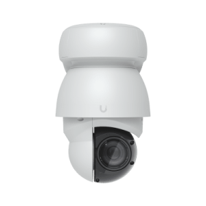 cámara unifi protect ptz ai industrial color blanco, 4k (8mpx), zoom Óptico 22x, visión nocturna ir 100 m, reconocimiento facial y placas, protección ip66, movimiento 360°, poe++