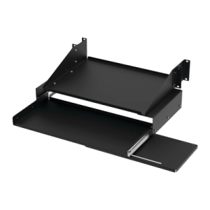 charola para soportar equipos en rack de 19in, con bandeja deslizable para teclado y mouse , capacidad de 45.5 kg, 4 ur
