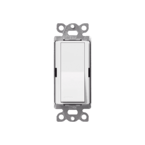 interruptor claro, 3 hilos, 15a, color blanco