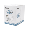 bobina de cable utp 305 m. de cobre tx6 28®, blanco, categoría 6, diámetro reducido (28 awg), cm/lszh, de 4 pares