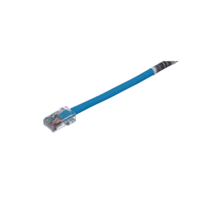 cable de parcheo tx5, utp cat5e, 24 awg, cm, color azul, 1 ft
