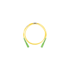 jumper de fibra optica monomodo 9/125 os2, sc/apc sc/apc simplex, ofnr (riser), color amarillo, 5 metros
