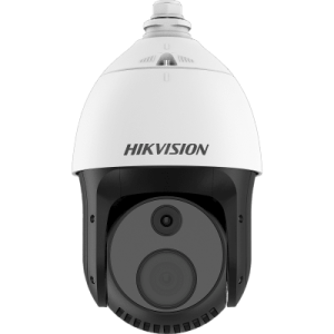 ptz ip dual / lente térmico 25 mm (384 x 288) / lente óptico 32x (2 megapixel) / 100 mts ir / termografia / wdr 120 db / exterior ip66 / microsd