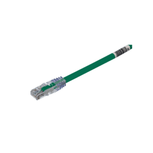 cable de parcheo utp, cat6a, 24 awg, cm, color verde, 10ft