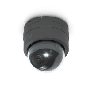 cámara ip unifi g5 domo ultra color negro, bajo perfil para interior, 2k (4mpx), Ángulo amplio 102.4°, visión nocturna ir hasta 20mts, detección de eventos, para pared o techo