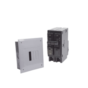 kit centro de carga 4p para sobreponer con 2 interruptores térmicos de 2 polos, 30amp 120/240vca 10ka.