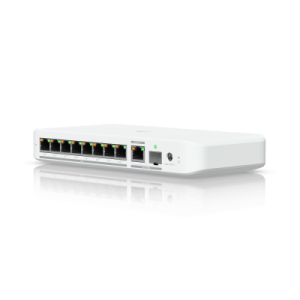 usw flex 2.5g poe switch de 8 puertos 2.5gbe poe++, con un puerto de enlace ascendente combinado rj45/sfp+ de 10 gbe (no incluye adaptador ca/cc)