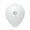 radio backhaul uisp airfiber 60 xr para ptp en 60 ghz, hasta 5.4 gbps, radio redundante en 5 ghz, sfp+ 10g, con gps y bluetooth, hasta 15 km