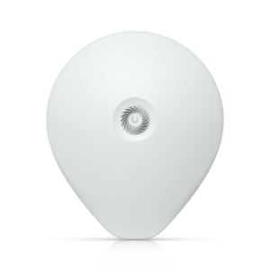 radio backhaul uisp airfiber 60 xr para ptp en 60 ghz, hasta 5.4 gbps, radio redundante en 5 ghz, sfp+ 10g, con gps y bluetooth, hasta 15 km