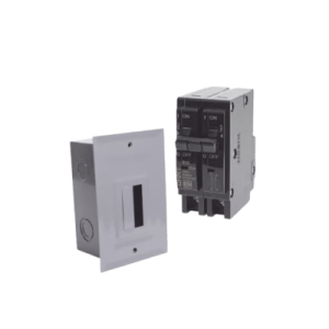 kit centro de carga para sobreponer con 1 interruptor térmico de 2 polos, 15amp 120/240vca 10ka.