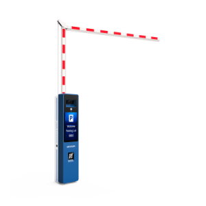 barrera vehicular izquierda todo en uno / brazo articulado incluido de 4 mts / cámara anpr integrada / boton de ayuda / pantalla lcd / apertura en 4 segundos