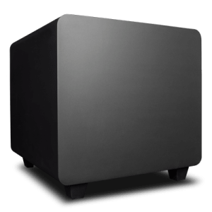 subwoofer activo de 12in | diseño down firing | 500w rms | recinto sellado | acabado negro