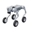 perro robot biónico para inspección / inteligencia artificial / reconocimiento de humanos / incluye 1 control remoto / tareas programadas / cámara integrada