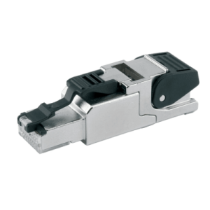 conector ethernet; rj 45; cat. 6a; axial; cÓdigo t568a; awg 22