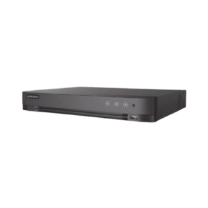 dvr 16 canales turbohd + 8 canales ip / 5 megapixel lite 3k lite / salida independiente hdmi vga / audio de dos vías por coaxitron / reconocimiento facial / acusense (evista falsas alarmas) / 1 bahía de disco duro / salida de video en fu