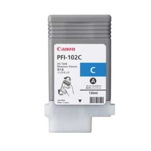 tinta canon cyan pfi 102c (solo ipf605/510/650/655