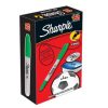 marcador sanford 30004 sharpie fino verde permanente c/12